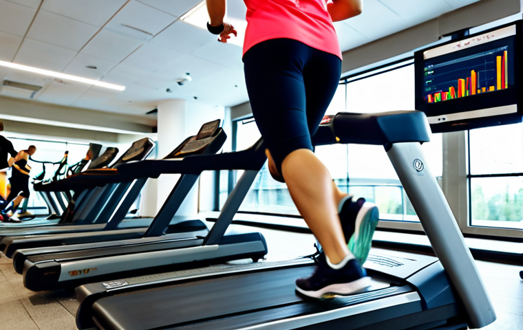 **

A woman in athletic wear, running on a treadmill in a modern gym. Fully clothed, appropriate attire, safe for work. Focus on her determined expression and healthy physique. Background includes other gym equipment and blurred figures. Professional photography, perfect anatomy, natural proportions.

**