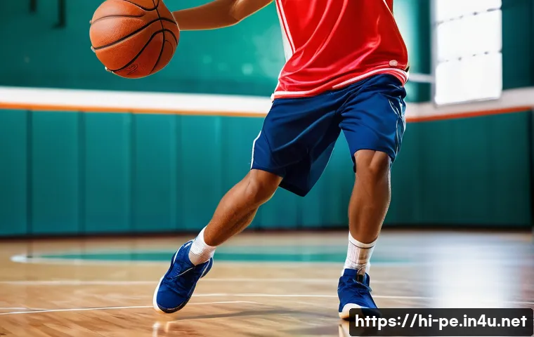 농구 슈팅 기법 분석 - **Prompt:** "A young, focused male basketball player in mid-air, executing a flawless jump shot. His...